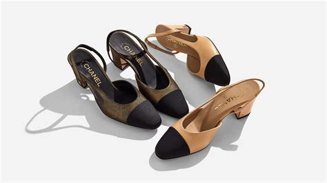 chanel slingback shoes black|Chanel slingback online shop.